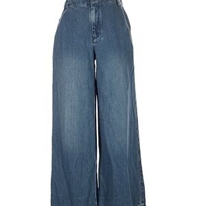 Young fabulous & broke Wide-Leg Blue Jeans